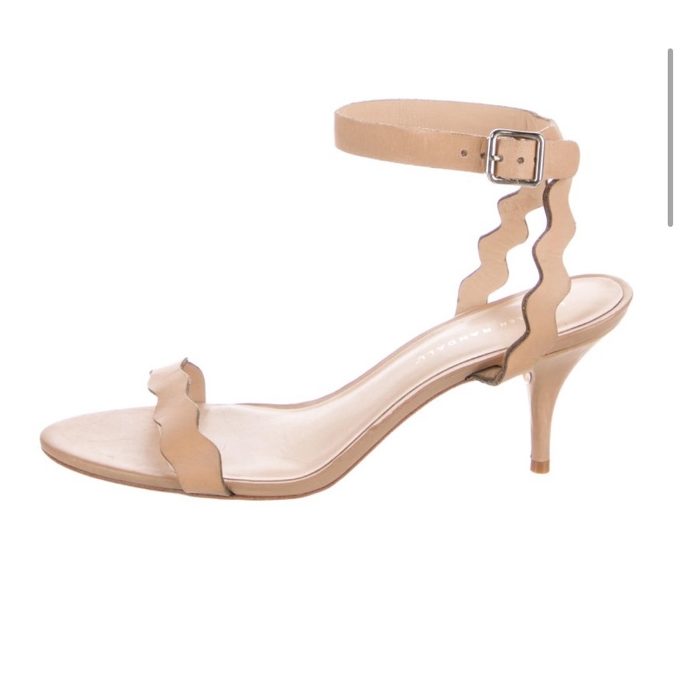 Loeffler Randall kitten heel sandal, Size 8